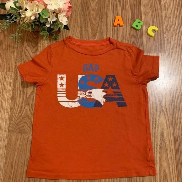 Gap Boy’s Orange T-shirt XS - Picture 1 of 3
